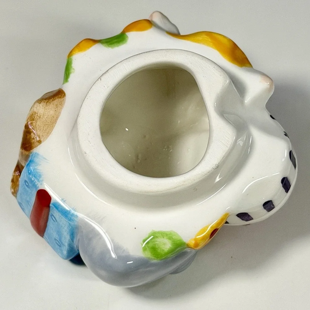 Mary Engelbreit Believe Creamer & Sugar Bowl Set 1999 Christmas 15th Anniversary
